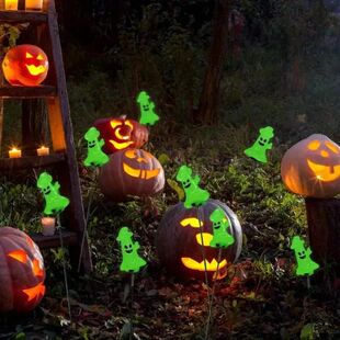 2026 Pole Back Glow Dark Courtyard Decorative Themed The