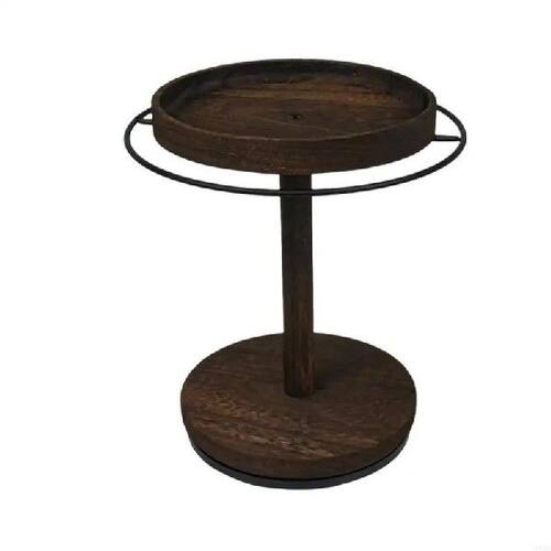 Elegant Paulownia Rotating Sunglasses Display Stand with