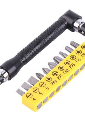 L Shape 1/4 Inch Hex Socket Wrench Double Head with 10Pcs