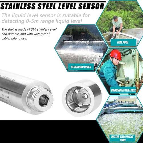 Level Sensor DC24V 4-20mA Throw in Type Liquid Level Sensor