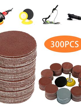 300pcs Sanding Discs 2 Inch Alumina Sanding Pads 80-3000
