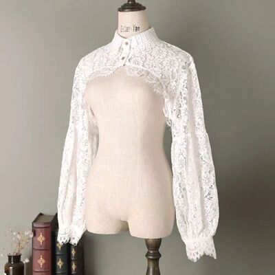 Cute Lace Sunscreen Shawl Chiffon Floral Sunscreen Cardigan