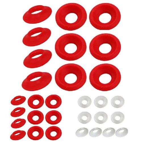 25Pcs Silicone Rubber Gaskets Washers Backs For Grolsch EZ