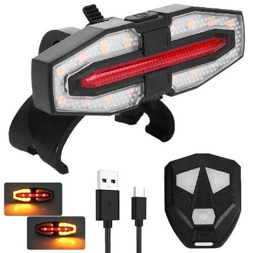 Electric Scooter Turning Signal Tail Light USB Rechargable