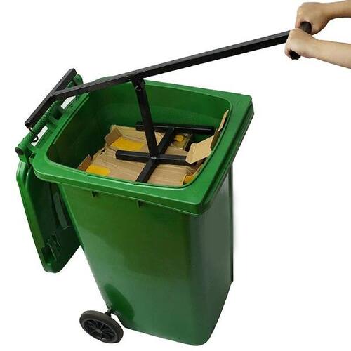 Manual Trash Compactor Tool Waste Bin Compactor Outdoor