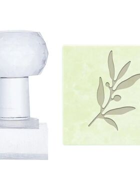 Olive Leaf Soap Stamp Soap Embossing Stamp Soap Stamp for