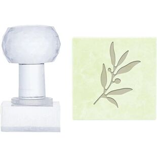 Embossing Olive Stamp Soap for Leaf