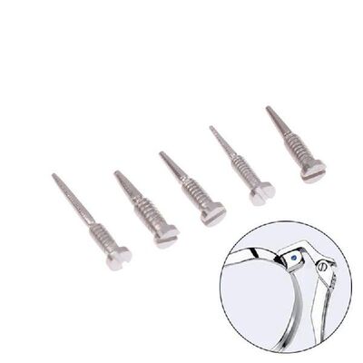 100Pcs Glasses Spring Hinge Screws Optical Eyewear