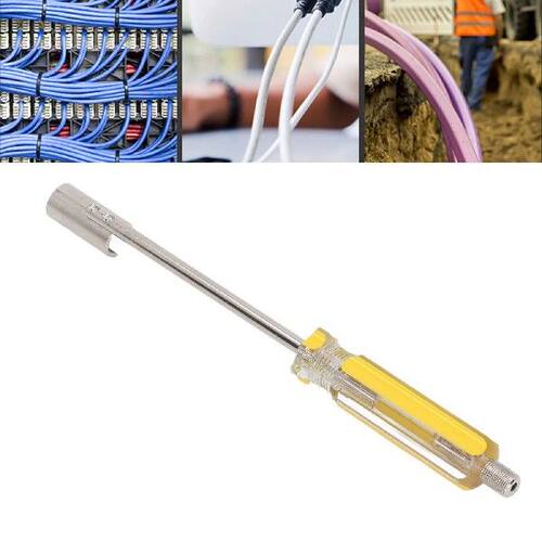 F Head Puller Screwdriver Yellow Handle Ergonomic Robust