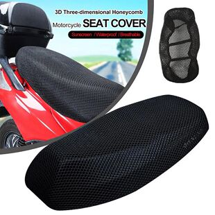 Seat Mesh Motorcycle Net Electric Bike Cover Black