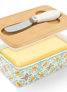 Butter Dish with Lid for Countertop Transparent Butter