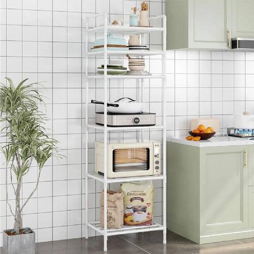 6 Tier Metal Storage Shelf Multi-Function Utility Shelf