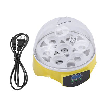 7 Eggs Digital Clear Manual Turning Incubator Hatcher