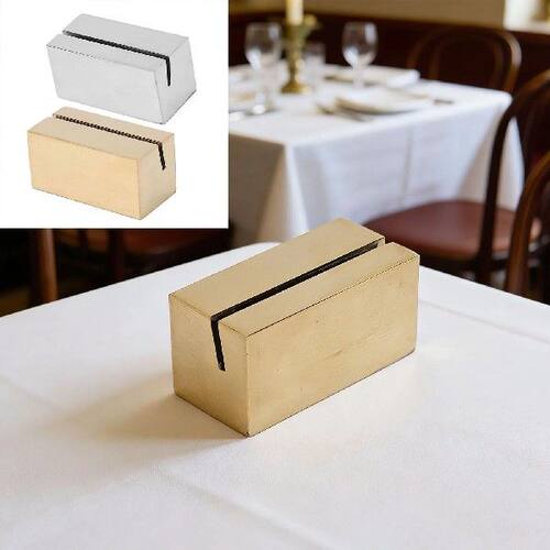 Card Holders Table Number Holder Stainless Steel Solid