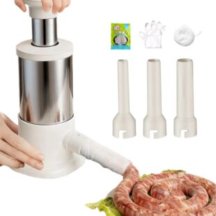 Tubes Sausage Meat Stuffing with Stuffer Machine