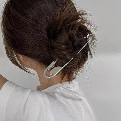 Creative Safety Pin Hair Clip Large Safety Pin Metal Hair