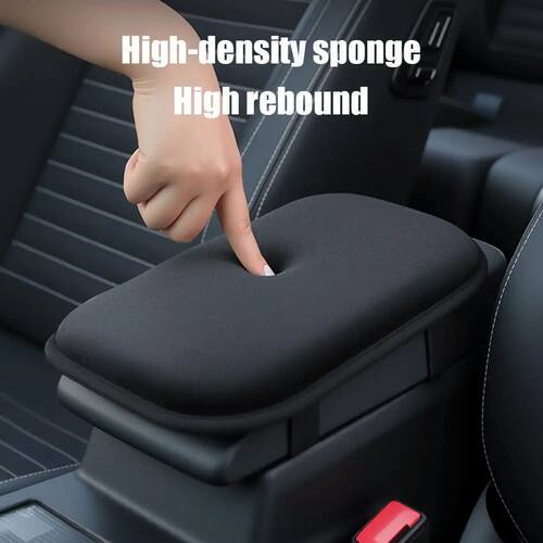 Car Armrest Box Cushion Pad Plush Fleece Center Console
