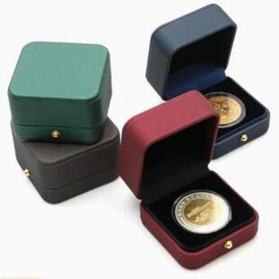 1pcs 45mm Coin Presentation Display Box Holder Prussian