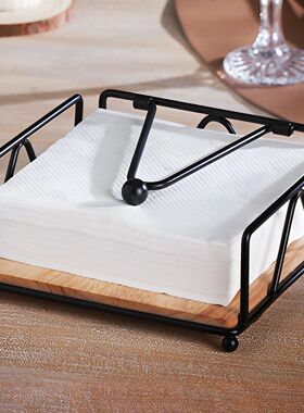 Flat Napkin Holder Metal Iron Serviette Holder Napkin Stand