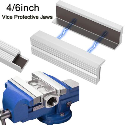 1 Pair Vise Jaw Pads Magnetic Vice Jaw Covers Protectors