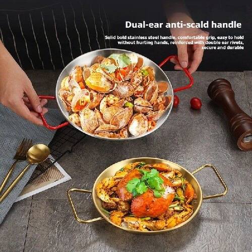 Stainless Steel Cooking Pot Frying Pan thickening with