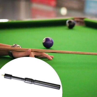 Portable Pool Cue Extender with Comfortable Grip Billiard