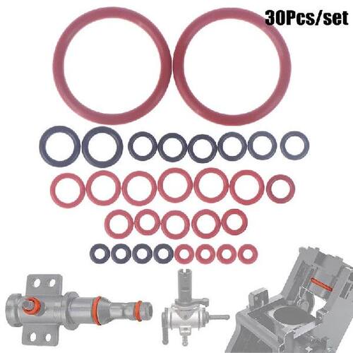 30Pcs/set Sealed O-Rings Silicone Gaskets For Saeco Coffee