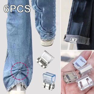 6PCS Multi-functional Clothing Clips Pants Legs Sleeves