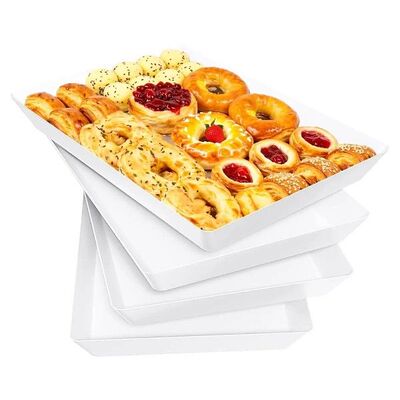 Industrial Tools 4-Pack Serving Tray, Serving Platter for