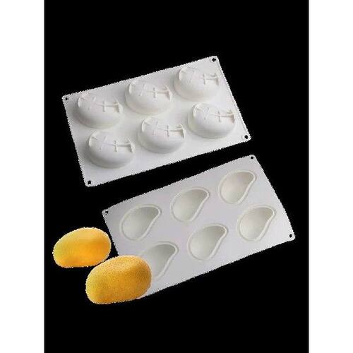 1PC 3D Mango Design Silicone Cake Molds Party Pastry