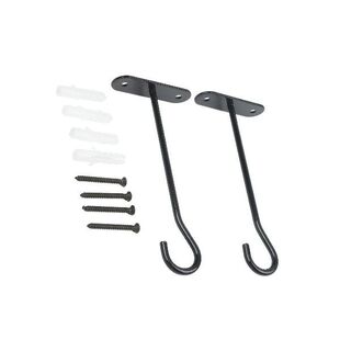 Duty 6 Inch Black Plant Hanger Hooks Ceiling Mount Brackets