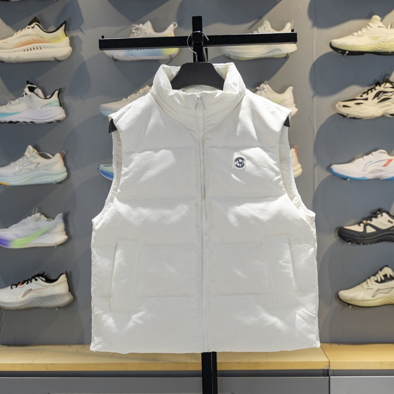 李宁羽绒马甲女子防风保暖背心