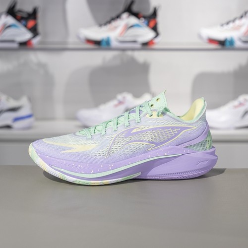 李宁运动鞋男减震回弹低帮篮球鞋