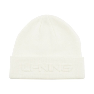 李宁针织帽男女同款2025新品运动生活时尚保暖抗静电帽子AMZV033