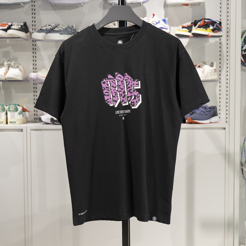 李宁短袖男子吸湿排汗T恤文化衫