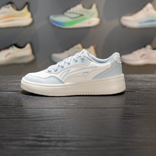 李宁穗岁休闲鞋女鞋2026新款春季厚底增高运动小白鞋板鞋AGCW086