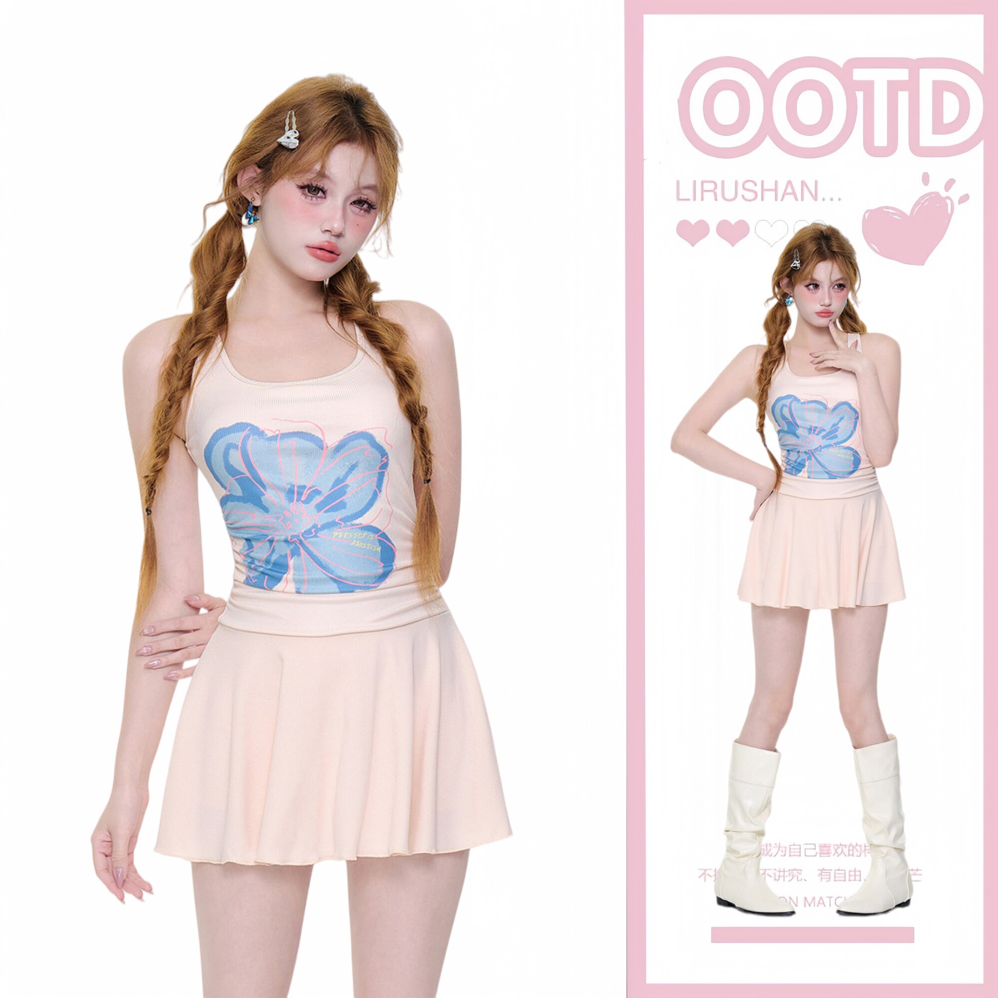 保守泳衣女学生少女连体平角裤高级感2026新款日系绝美女孩游泳衣