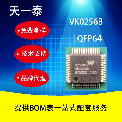 VK0256B/LQFP64LCD驱动IC超值