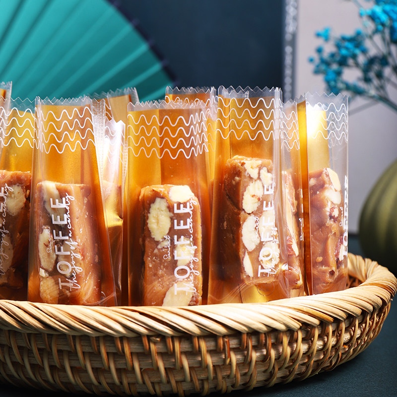 太妃糖包装袋牛轧糖海盐杏仁咖啡糖机封袋糖纸礼盒单独糖果袋子,厨房/烹饪用具,点心包装盒/包装袋,淘宝优惠券,粉丝福利购,淘宝优惠卷