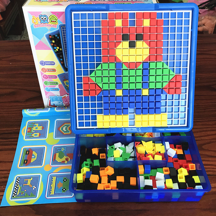 儿童精细训练蘑菇钉魔法视力训练