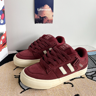 红色鞋子男鞋增高面包鞋男款ins 夏季新款潮流板鞋美式高街休闲鞋