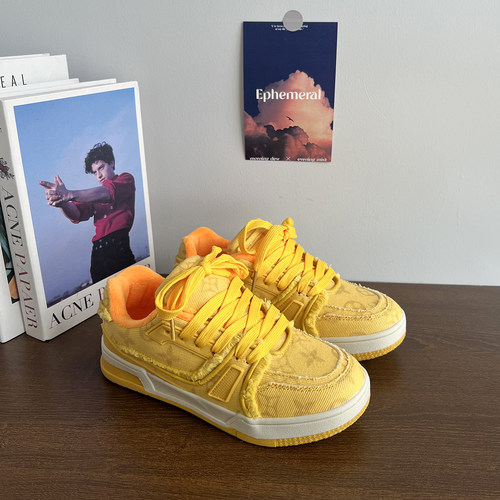 男鞋潮牌高级感板鞋美式高街休闲鞋增高新款百搭鞋子情侣运动鞋女