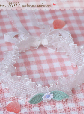 choker弹力蕾丝绑带萝莉风项链