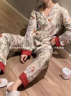 外贸原厂| 狠货O家原单 田园风大气洋气贼舒服人棉贡缎睡衣家居服