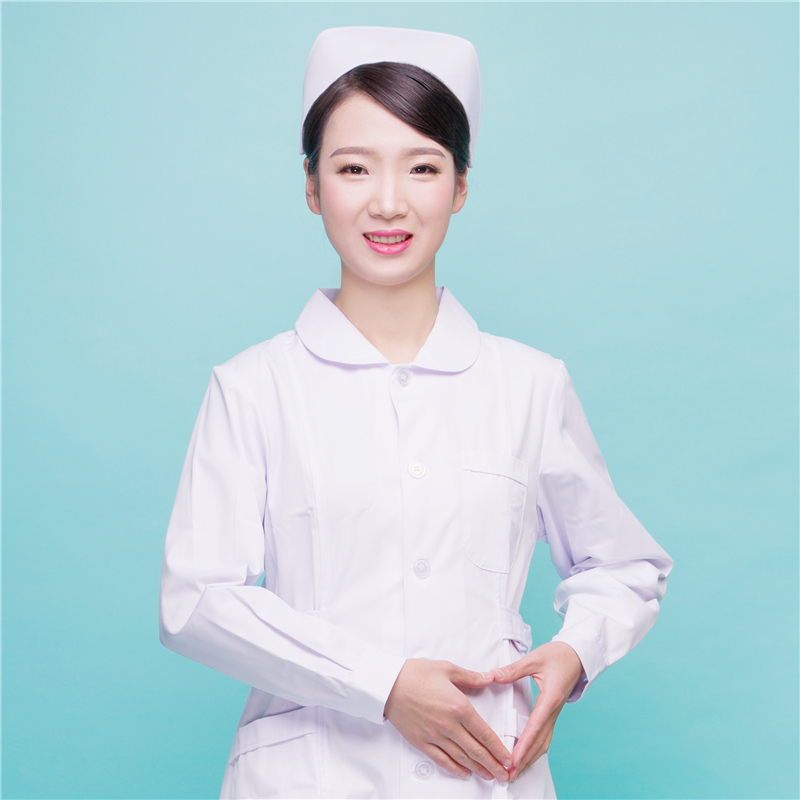 南丁格爾護士服娃娃領柔軟修身