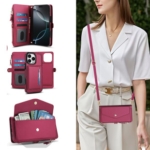 A15 S26新款 A54 FE带卡包插卡S22防摔A55 A35保护皮套A56 可拆分钱包适用三星S25Ultra手机壳翻盖S23外壳S24