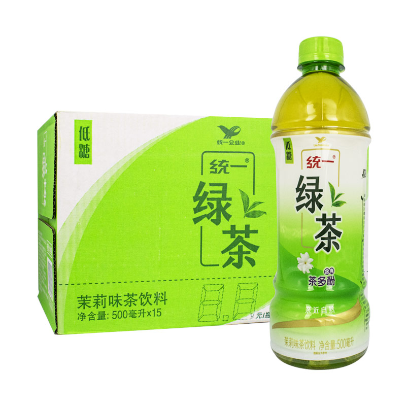 统一瓶装整箱北京绿茶饮料