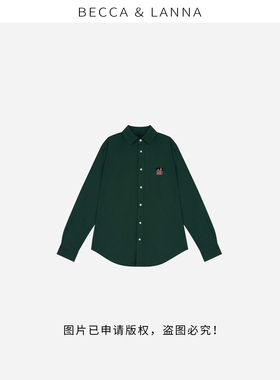 D0231 硬货哥女士秋季休闲气质复古纯棉刺绣长袖衬衫 女装