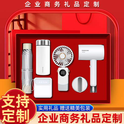 公司商务礼品定制实用套装送员工客户伴手礼飞科吹风机品牌套装