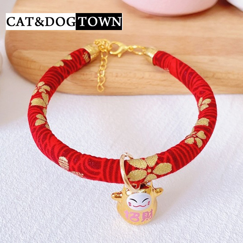 日本猫咪项圈狗狗和风项链饰品